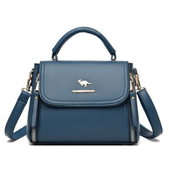 Solid Color Casual Small Square Simple Shoulder Bag Mssza