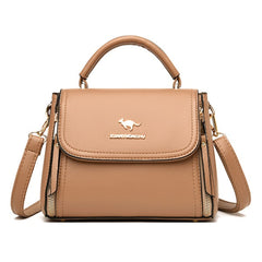 Solid Color Casual Small Square Simple Shoulder Bag Mssza