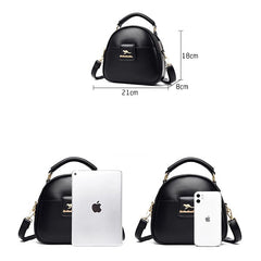 Solid Color Crossbody Handbag Purses Mssza