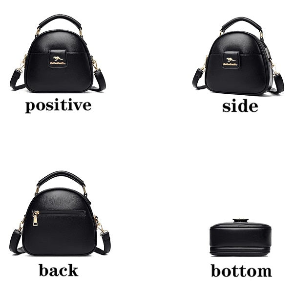 Solid Color Crossbody Handbag Purses Mssza