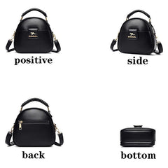Solid Color Crossbody Handbag Purses Mssza