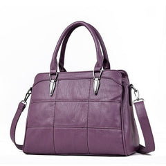 Solid Color Large Wallet Retro Shoulder Bag Mssza