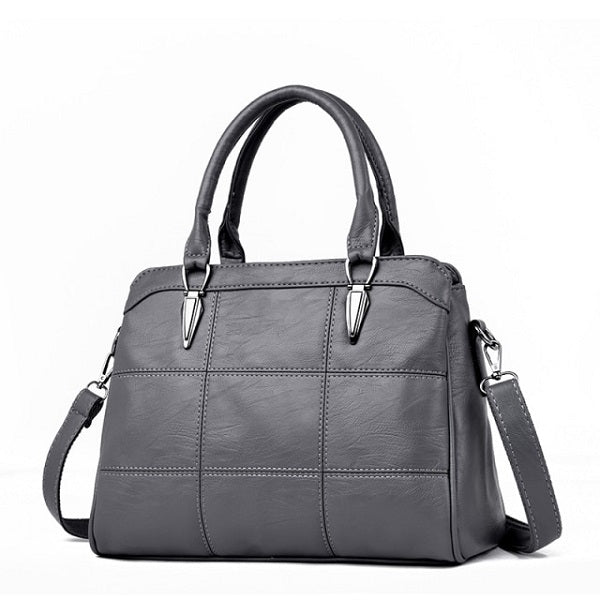 Solid Color Large Wallet Retro Shoulder Bag Mssza