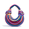 Solid Cross-border Style Hand-woven Underarm Crossbody Handbag Mssza