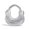 Solid Cross-border Style Hand-woven Underarm Crossbody Handbag Mssza