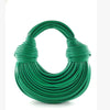 Solid Cross-border Style Hand-woven Underarm Crossbody Handbag Mssza