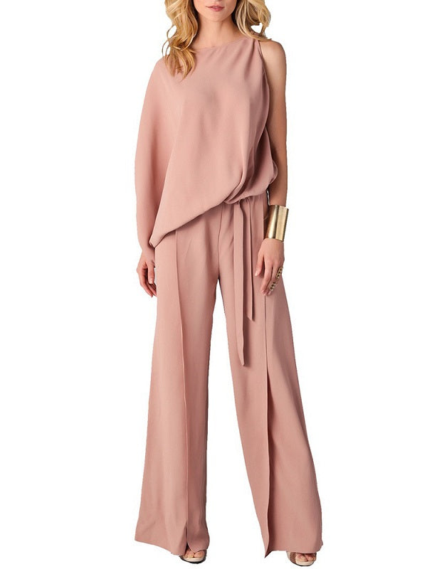 Solid Irregular Casual Outdoor Suits Mssza