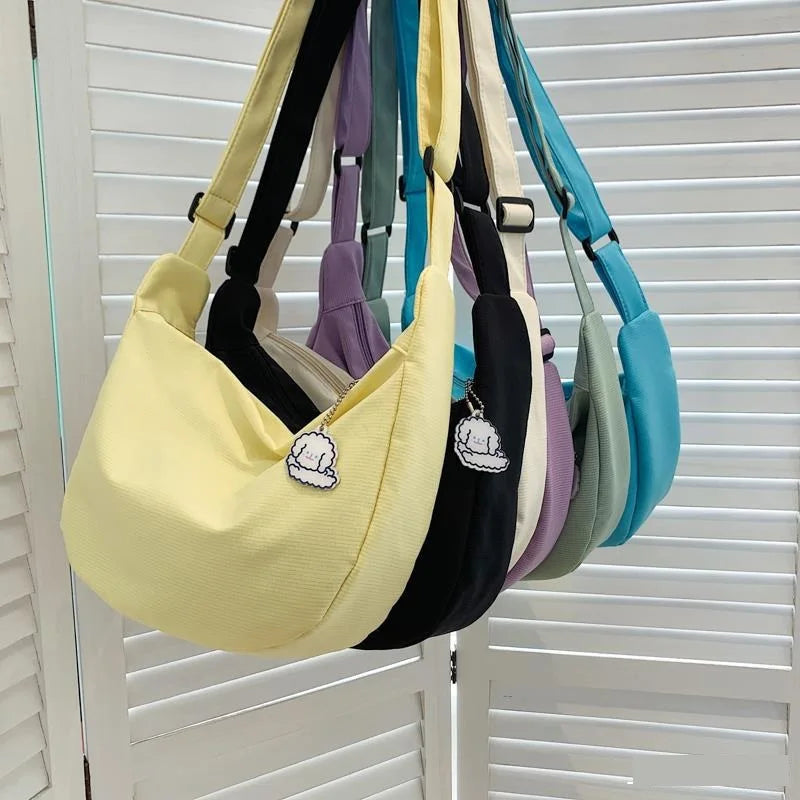 Solid Multi Function Large Capacity Cross Body Handbags Purse Shoulder Bags Mssza
