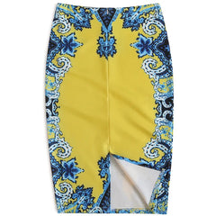 Solid Pencil Long Skirt Office Skirts High Waist Slim Skirt Mssza