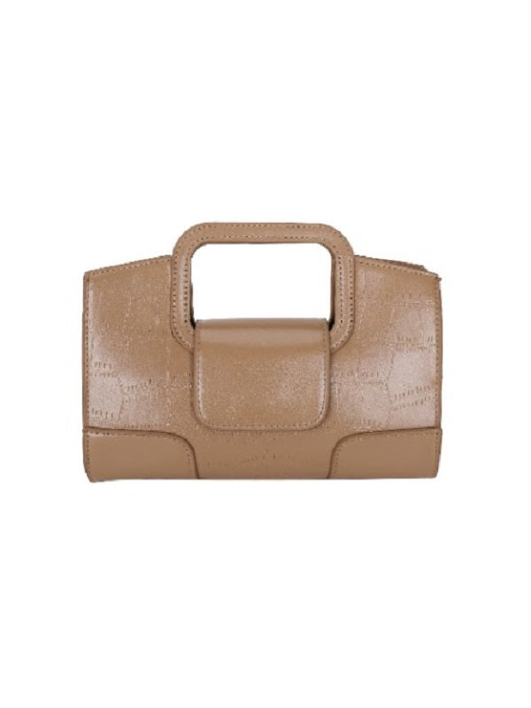 Solid Plaid Chain Handbags Mssza