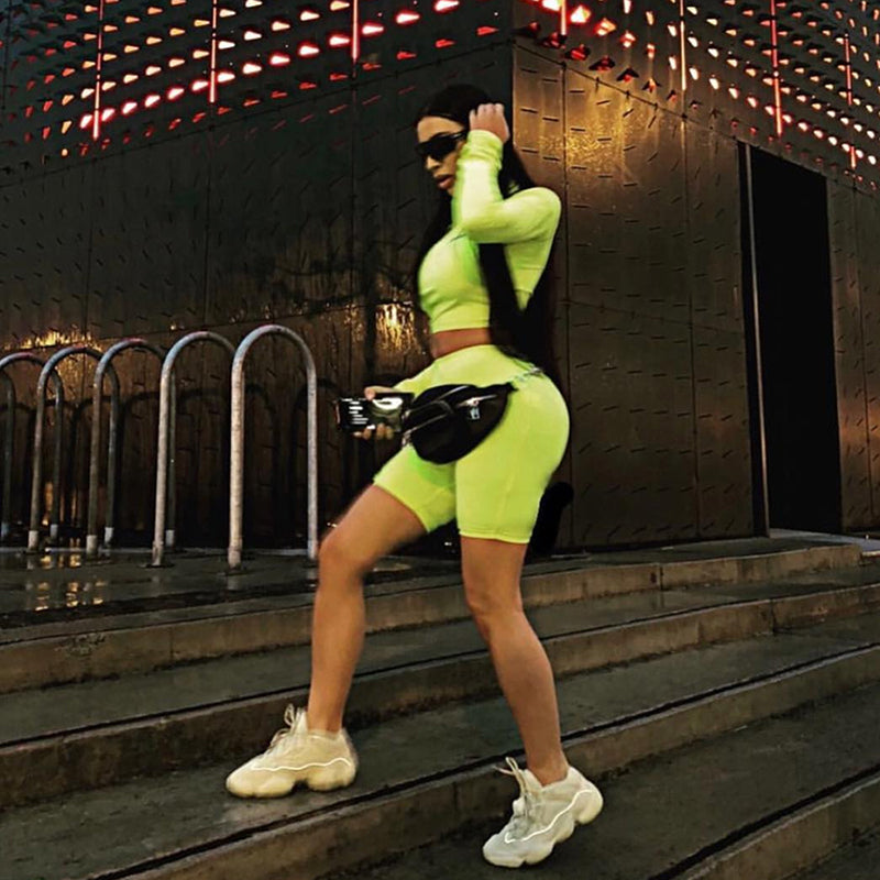 Solid Push Up Stretch Shorts High Waist Sportswear Shorts Leggings Mssza