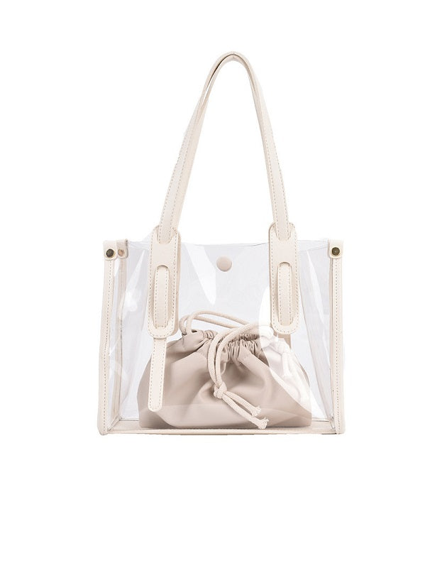 Solid Simple One Shoulder Tote Bags Mssza