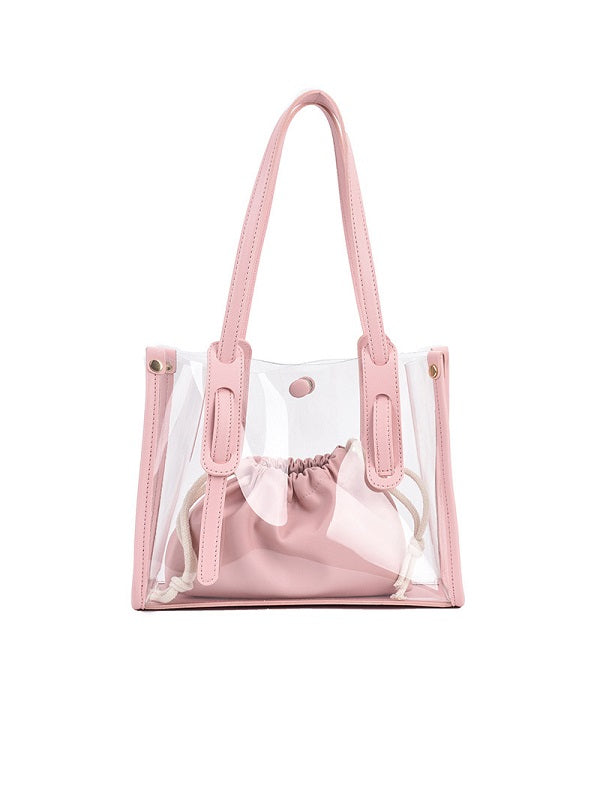 Solid Simple One Shoulder Tote Bags Mssza