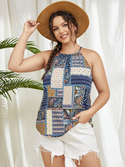 Spaghetti Tribal Sleeveless Cami Mssza