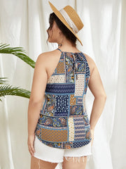 Spaghetti Tribal Sleeveless Cami Mssza