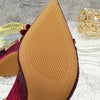 Special Design Pointy Toe Party High Heels And Exquisite Clutch Bag Mssza