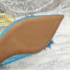 Special Design Pointy Toe Party High Heels And Exquisite Clutch Bag Mssza