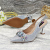 Special Design Pointy Toe Party High Heels And Exquisite Clutch Bag Mssza