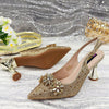 Special Design Pointy Toe Party High Heels And Exquisite Clutch Bag Mssza