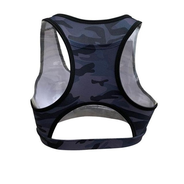 Sports Bra with Phone Pocket Fitness Yoga Tank Crop Top Gym Mssza