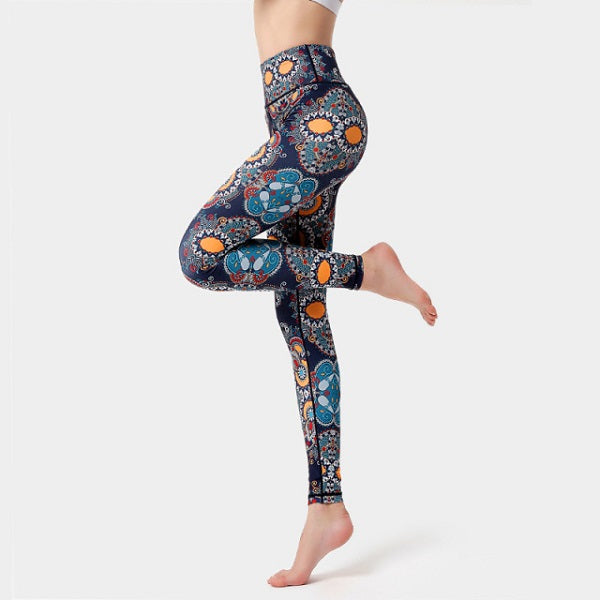 Sports Leggings Fitness Yoga Pants High Waist Trouser Mssza