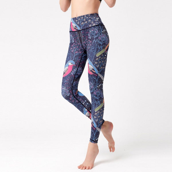 Sports Leggings Fitness Yoga Pants High Waist Trouser Mssza