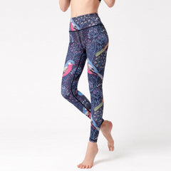 Sports Leggings Fitness Yoga Pants High Waist Trouser Mssza
