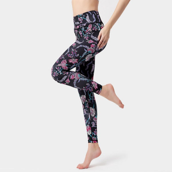 Sports Leggings Fitness Yoga Pants High Waist Trouser Mssza