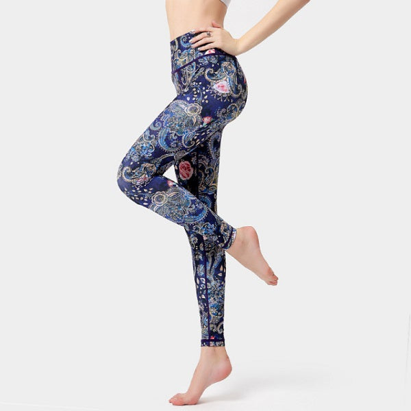 Sports Leggings Fitness Yoga Pants High Waist Trouser Mssza