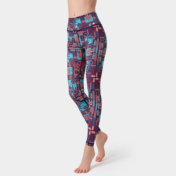 Sports Leggings Fitness Yoga Pants High Waist Trouser Mssza