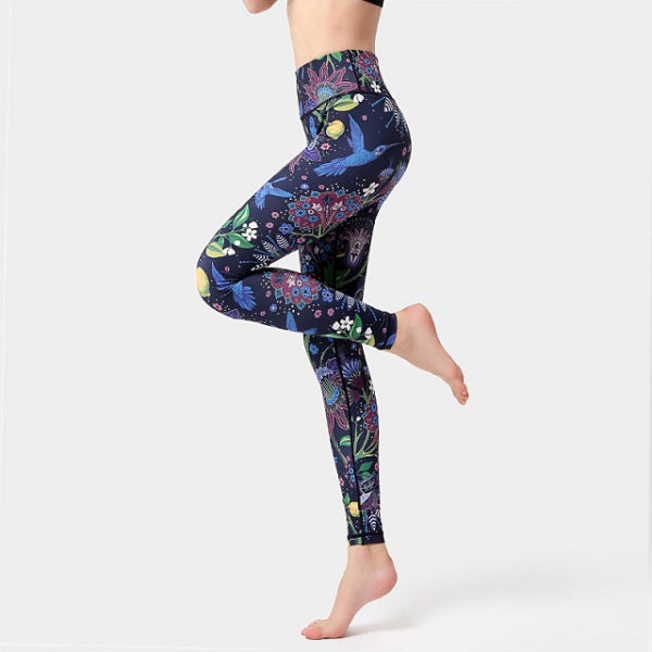 Sports Leggings Fitness Yoga Pants High Waist Trouser Mssza