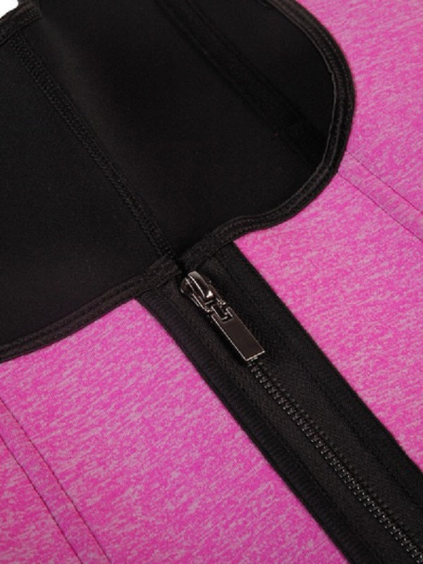 Sports Ultra Sweat Zipper Waist Trainer Vest Mssza