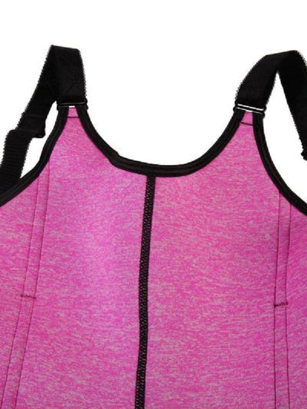 Sports Ultra Sweat Zipper Waist Trainer Vest Mssza
