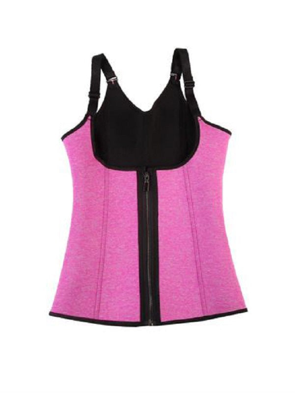 Sports Ultra Sweat Zipper Waist Trainer Vest Mssza