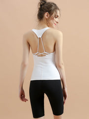 Sporty Backless Fitness Yoga Tank Top Mssza
