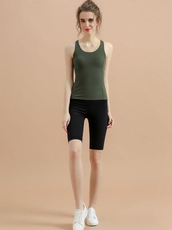 Sporty Backless Fitness Yoga Tank Top Mssza