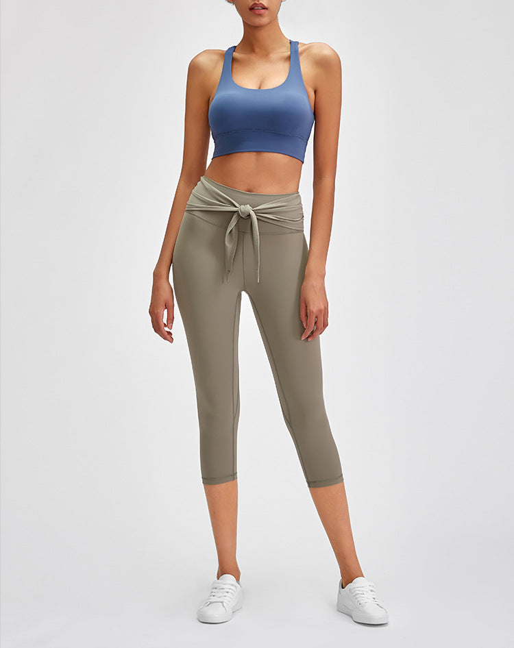 Squat Proof High Waist Workout Fitness Capri Pants Mssza