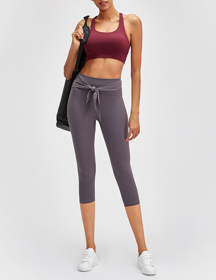 Squat Proof High Waist Workout Fitness Capri Pants Mssza