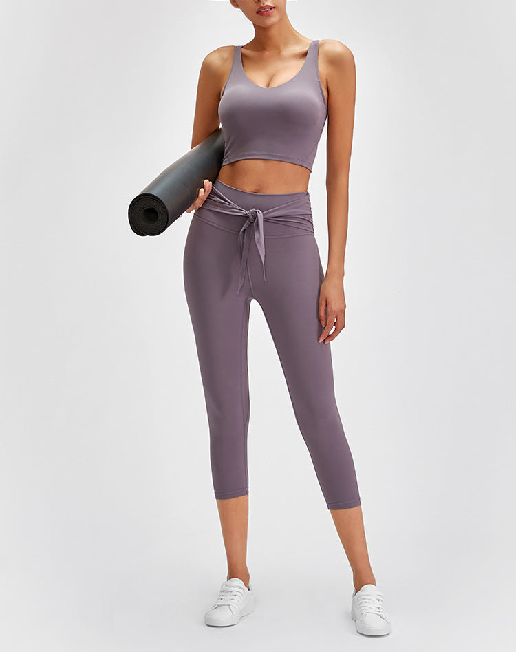 Squat Proof High Waist Workout Fitness Capri Pants Mssza