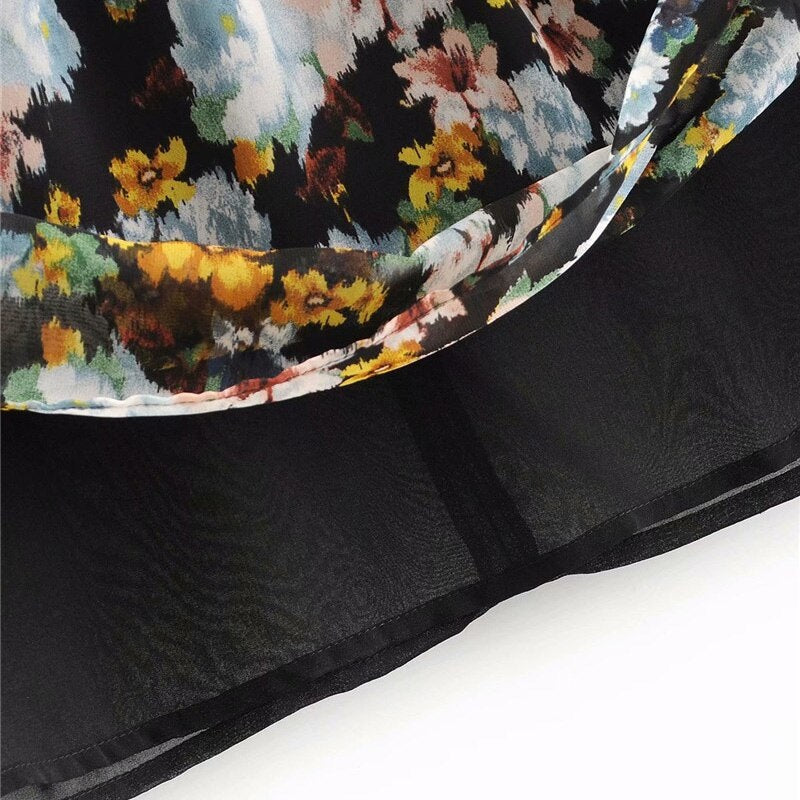 Stand Collar Casual Pleated Blouse Mssza