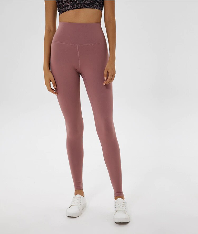 Stretchy Squatproof Plain Yoga Pants Training Sport Leggings Mssza