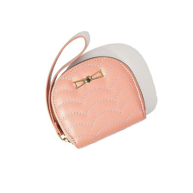 Style Mini PU Shell Shape Short Wallet Mssza