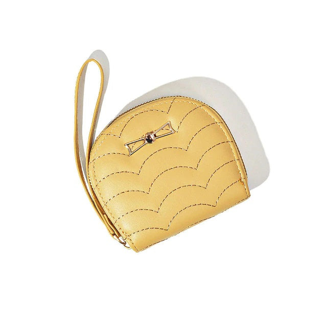 Style Mini PU Shell Shape Short Wallet Mssza