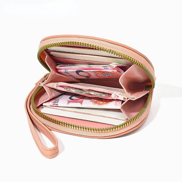 Style Mini PU Shell Shape Short Wallet Mssza