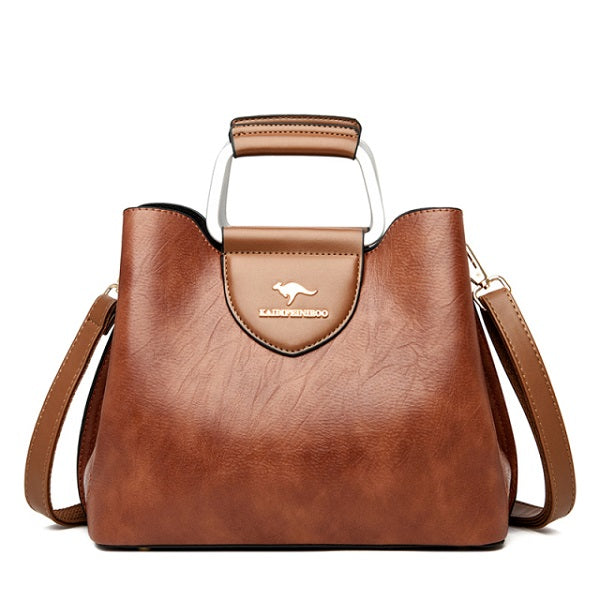 Style Retro Designer Large Capacity Shoulder Bag Mssza