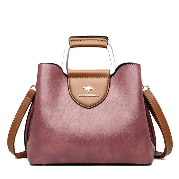 Style Retro Designer Large Capacity Shoulder Bag Mssza