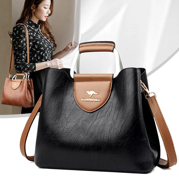 Style Retro Designer Large Capacity Shoulder Bag Mssza