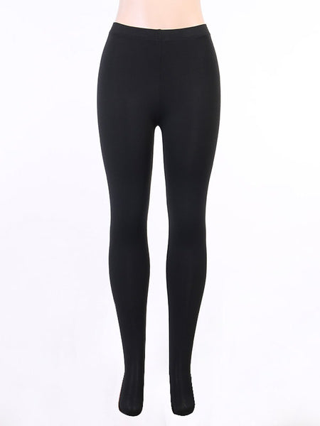 Stylish Geometric Rhinestones Polyester Long Pants Mssza