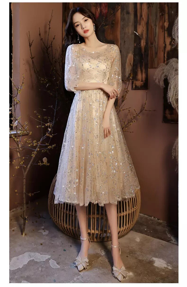 New Stylish O-Neck  Evening Dress Mssaz Desses