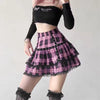 Sweet Empire A-Line Gothic Pleated Mini Skirts Mssza